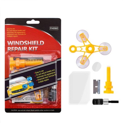 2020 New Aircraft Shape Glass Maintenance Car Windshield Repair Kit,Chip Tools For Repairing Car Scratches And Cracks