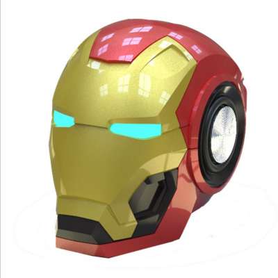 Hot Cartoon Iron Man Blue tooth Speaker Creative Gift Robot Radio Subwoofer Wireless Card Long standby Small Speaker