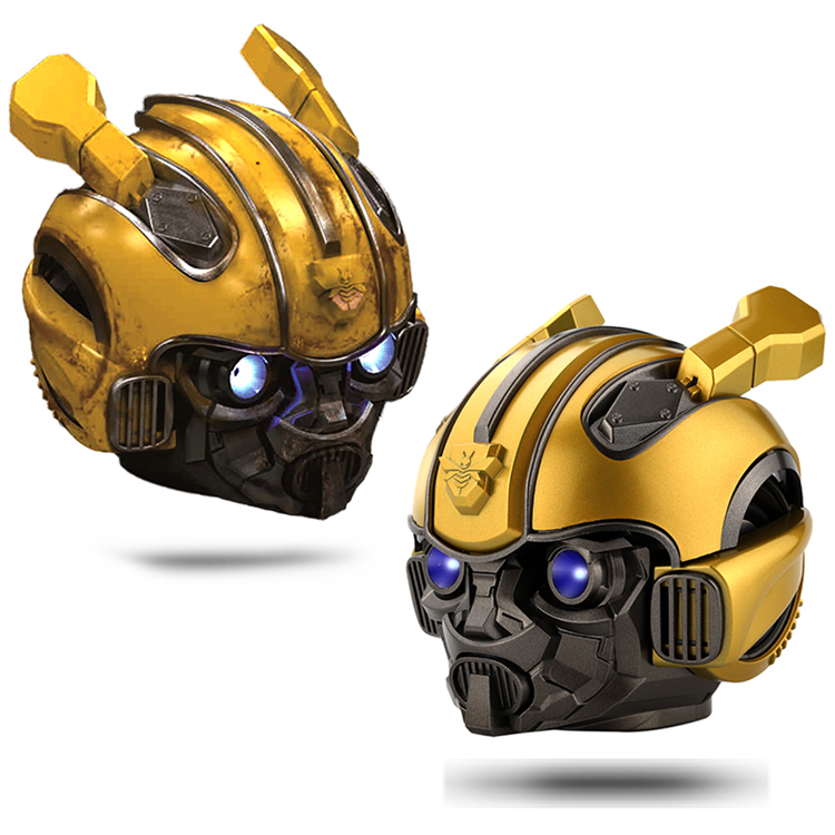 Cartoon deformation hero Bumblebee speaker wireless bluetooth speaker card mini outdoor heavy low Bluetooth audio